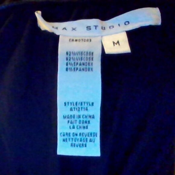 Max Studio Sophie Fold-over Stretch Jersey Maxi Skirt - Picture 8 of 9